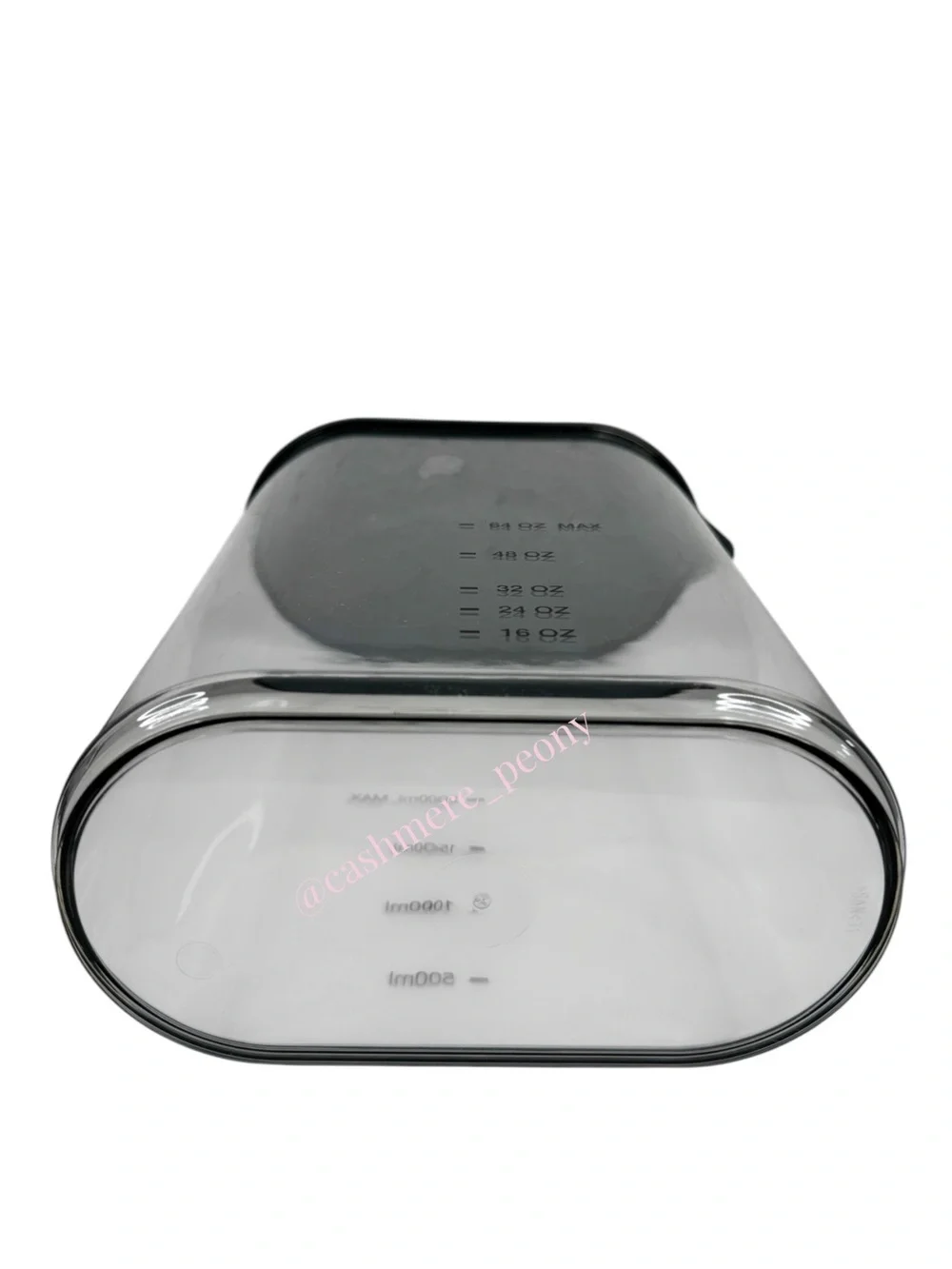 NEW Cuisinart Clear Plastic Food Storage Container with Grey Lid